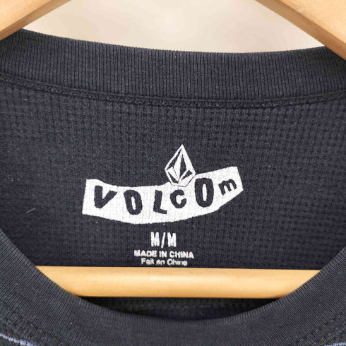 ヴォルコム VOLCOM サーマル ボーダー プリント クルーネック Tシャツ メンズ import:M