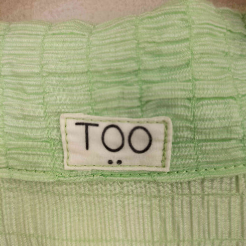 TOO シアーブラウス レディース