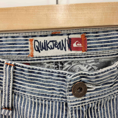 クイックシルバー Quiksilver REGULAR FIT ヒッコリー ストライプ デニム パンツ メンズ 30