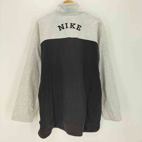 ナイキ NIKE 90s 白タグ 刺繍 ハーフジッププルオーバースウェット メンズ XL
