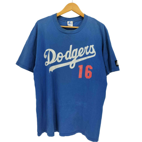 スターター STARTER 90s USA製 青タグ ナンバリング 16 MLB チーム Tシャツ メンズ import:L