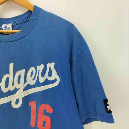 スターター STARTER 90s USA製 青タグ ナンバリング 16 MLB チーム Tシャツ メンズ import:L