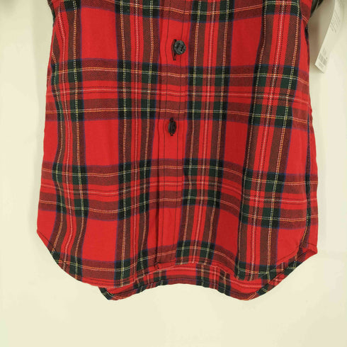 コムデギャルソンオムプリュス COMME des GARCONS HOMME PLUS AD2012 13SS Poor King プアキング期 ウール タータンチェック S/S レギュラーカラー シャツ メンズ JPN:XS