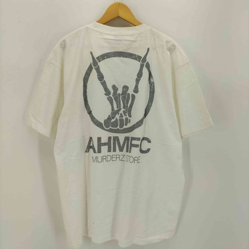 アームーダーズ AH MURDERZ スケルトン ロック ハンドサイン オーバーサイズ Tシャツ メンズ