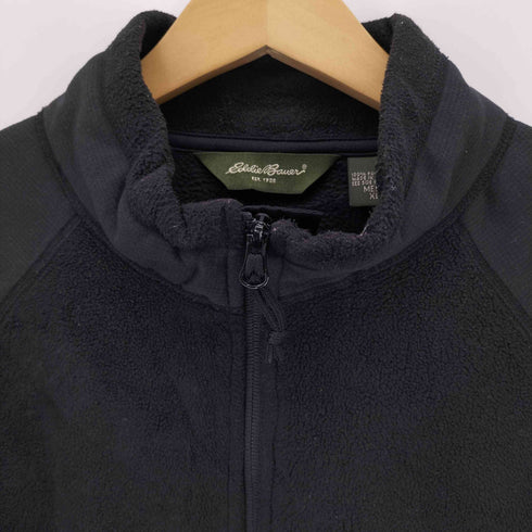 エディーバウアー Eddie Bauer 00s 切替 ジップアップフリースジャケット メンズ XL
