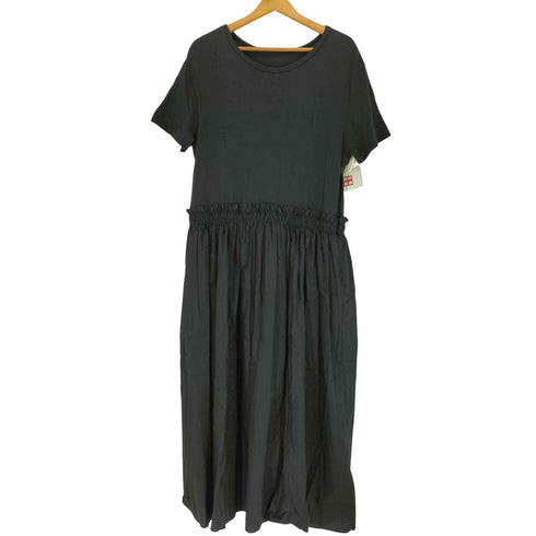 ザラ ZARA コントラスト ワンピース レディース import:L