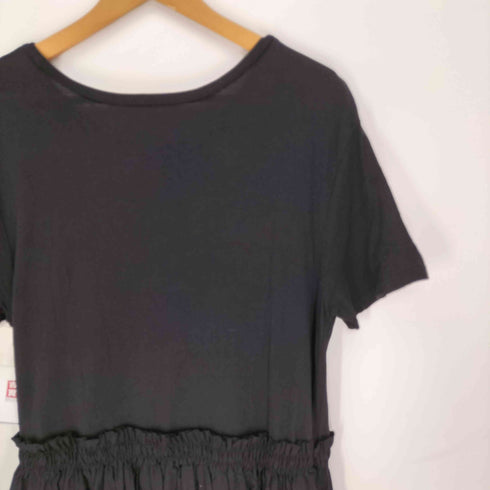 ザラ ZARA コントラスト ワンピース レディース import:L