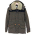 アールニューボールド R.NEWBOLD MOON 襟ボア ウールツイード ダウン ジャケット メンズ import:M