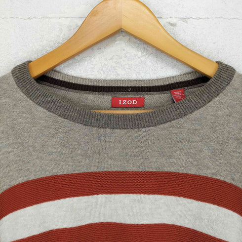 アイゾッド IZOD ボーダーライン コットンニット メンズ S