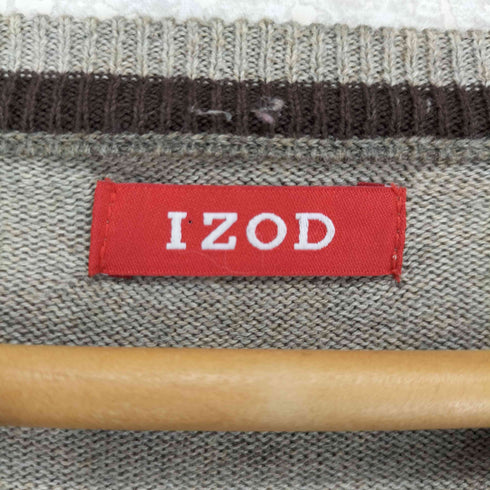アイゾッド IZOD ボーダーライン コットンニット メンズ S