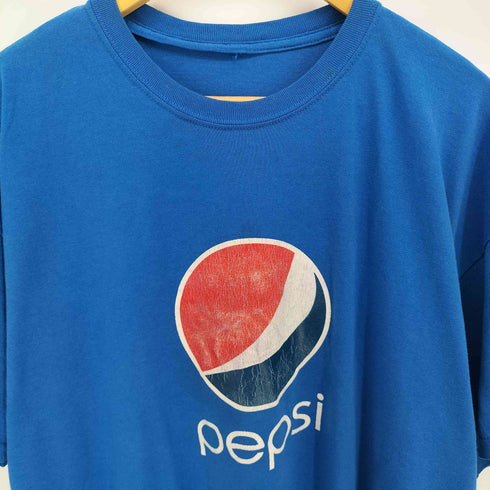 企業ロゴ プリント クルーネック Tシャツ メンズ