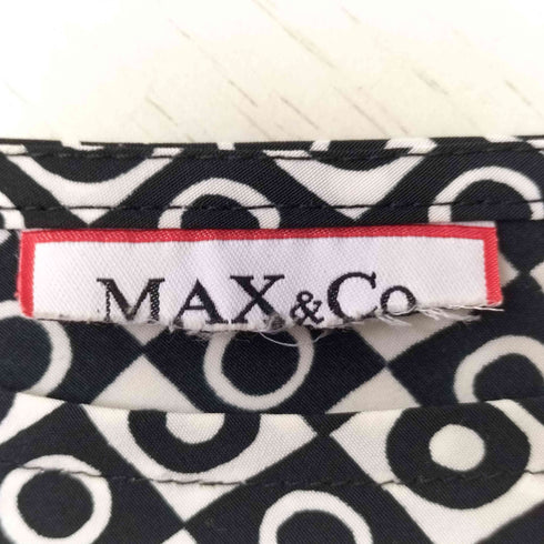マックスアンドコー MAX&CO. 総柄 ノースリーブ ワンピース レディース JPN:40