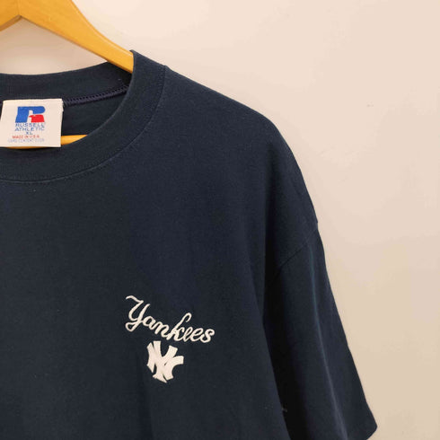 ラッセルアスレチック RUSSELL ATHLETIC 90s USA製 MLB チームロゴ刺繍 クルーネック Tシャツ メンズ import:XL