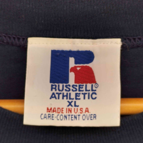 ラッセルアスレチック RUSSELL ATHLETIC 90s USA製 MLB チームロゴ刺繍 クルーネック Tシャツ メンズ import:XL