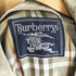 バーバリーズ BURBERRYS 裏地チェック比翼ステンカラーコート メンズ 170