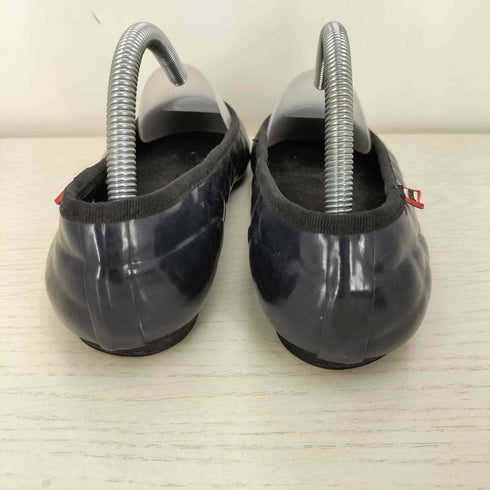 ハンター HUNTER ORIGINAL QUILTED BALLERINA GLO レインシューズ レディース UK:4