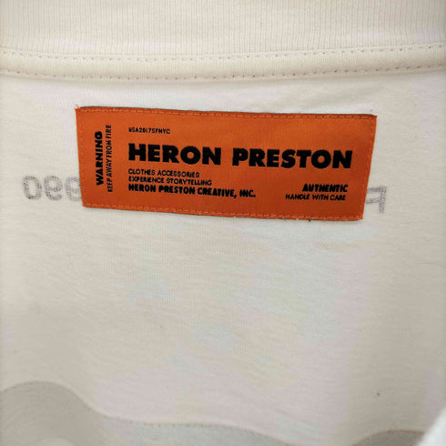 ヘロンプレストン HERON PRESTON 18AW 企業ロゴ ersey Short Sleeve T-Shirt ジャージー ショート スリーブ ティーシャツ メンズ import:S