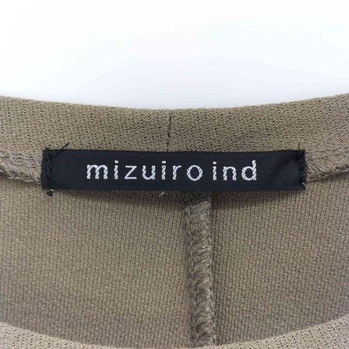 ミズイロインド mizuiro ind ノースリーブデザインワンピース レディース
