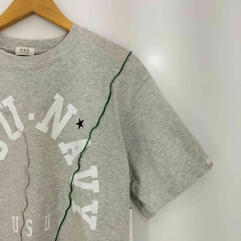 USU GALLERY ロゴプリント 半袖Tシャツ レディース