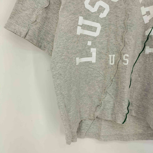 USU GALLERY ロゴプリント 半袖Tシャツ レディース