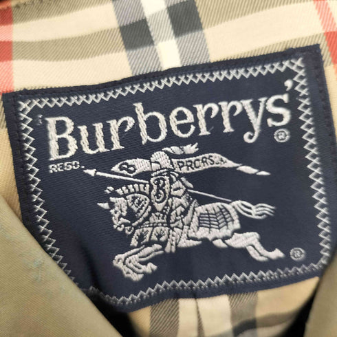 バーバリーズ BURBERRYS 裏地ノバチェックベルト付比翼ステンカラーコート メンズ 175