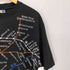 NYC SUBWAY LIN BROOKLYN 地下鉄 路線図 プリント Tシャツ メンズ import:L