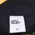 simple project レイヤード ラッフルショルダーカットソー レディース import:XS