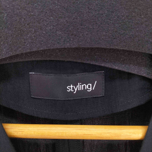 スタイリング styling バックサテンジレワンピース レディース JPN:0
