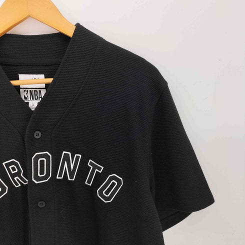 Frank And Oak NBAコレクション TORONTO 刺繍 ベースボールシャツ メンズ import:XL