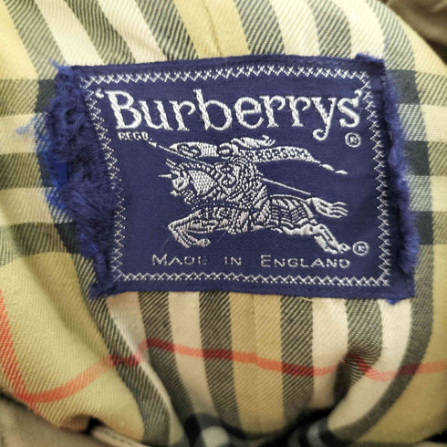 バーバリーズ BURBERRYS MADE IN ENGLAND 裏地ノバチェックダブルブレストトレンチコート レディース