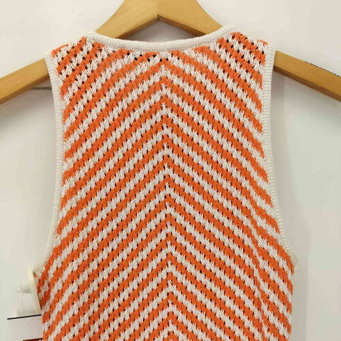 ザラ ZARA クロシェ ニットワンピース レディース S