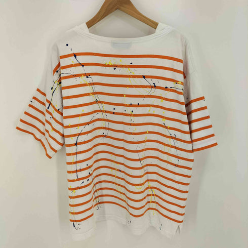 モンケメル Mont Kemmel コットン ペイントボーダーTシャツ メンズ FREE