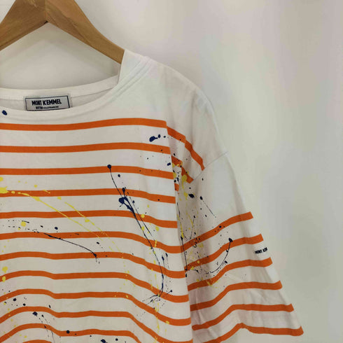 モンケメル Mont Kemmel コットン ペイントボーダーTシャツ メンズ FREE