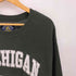 スティーブ バリース STEVE&BARRYS MICHIGAN STATE カレッジロゴ Reverse Weave型 クルーネック スウェット メンズ import:XL