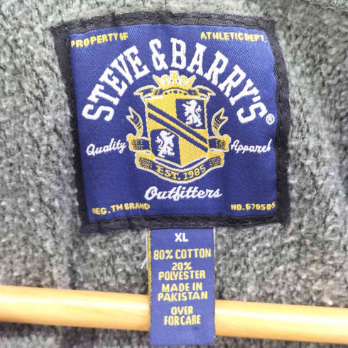 スティーブ バリース STEVE&BARRYS MICHIGAN STATE カレッジロゴ Reverse Weave型 クルーネック スウェット メンズ import:XL