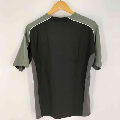umamiism メッシュ素材 ワンポイントプリントTシャツ メンズ import:XS