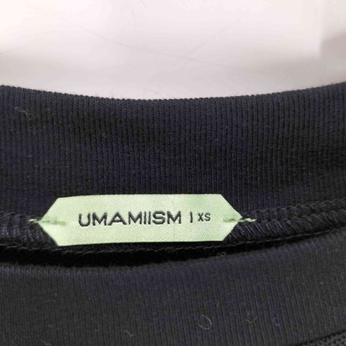 umamiism メッシュ素材 ワンポイントプリントTシャツ メンズ import:XS