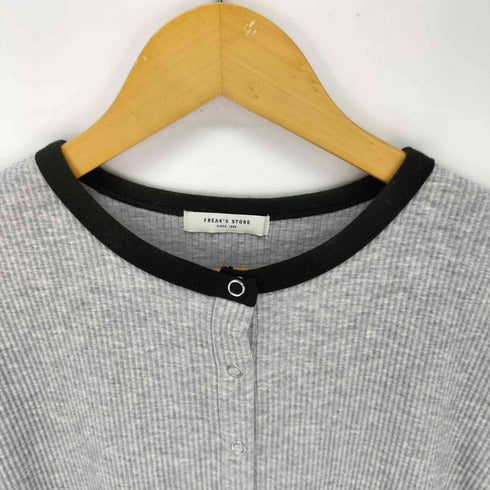 フリークスストア FREAKS STORE ヘンリーボタン フレンチ スリーブ ワンピース レディース FREE