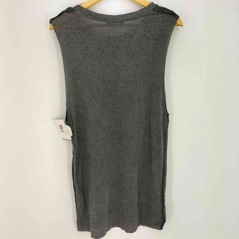 ディーゼル DIESEL 幾何学柄 ストライプ カットソー タンクトップ メンズ import:XS