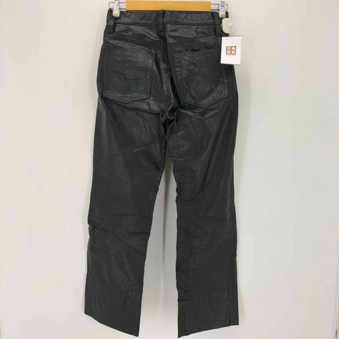 コインポケット リアルレザーストレートパンツ メンズ 76