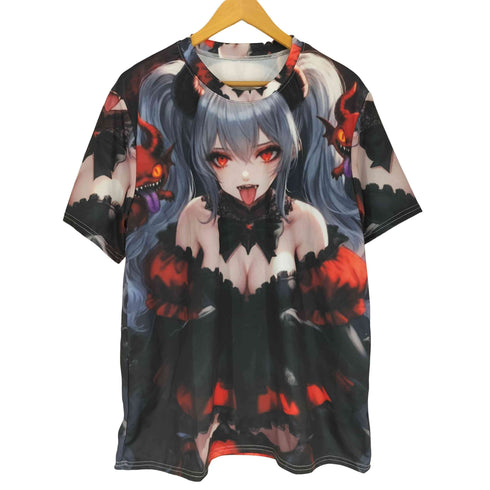 イラスト クルーネックTシャツ メンズ