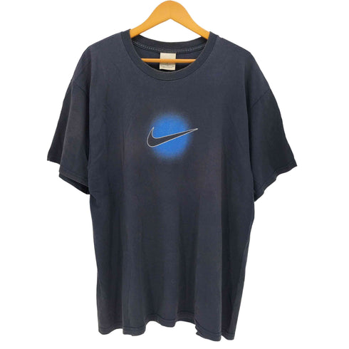 ナイキ NIKE 00s グレータグ メキシコ製 スウッシュロゴ プリント クルーネック Tシャツ メンズ import:XL
