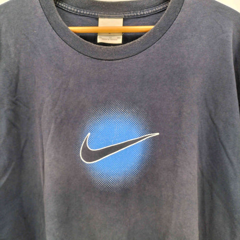 ナイキ NIKE 00s グレータグ メキシコ製 スウッシュロゴ プリント クルーネック Tシャツ メンズ import:XL