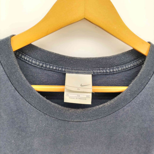 ナイキ NIKE 00s グレータグ メキシコ製 スウッシュロゴ プリント クルーネック Tシャツ メンズ import:XL