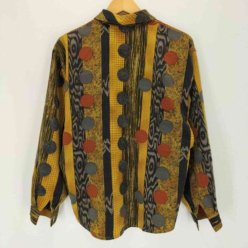 総柄 L/S オープンカラーシャツ メンズ 9R