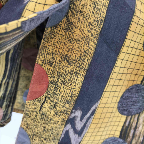 総柄 L/S オープンカラーシャツ メンズ 9R