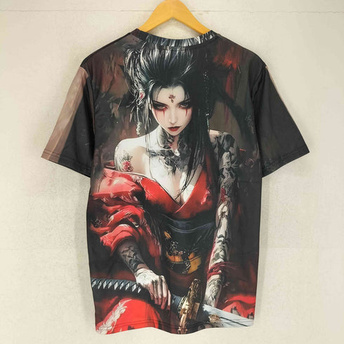イラスト クルーネックTシャツ メンズ S
