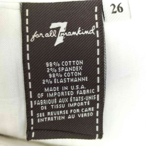 7 for all mankind USA製 パイソン柄 スキニーパンツ Y2K import レディース 26