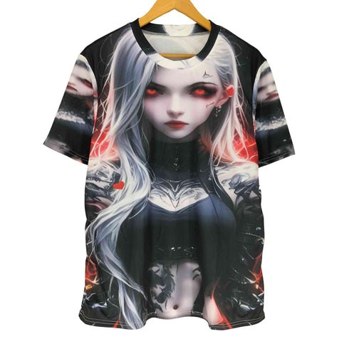 イラスト クルーネックTシャツ メンズ S