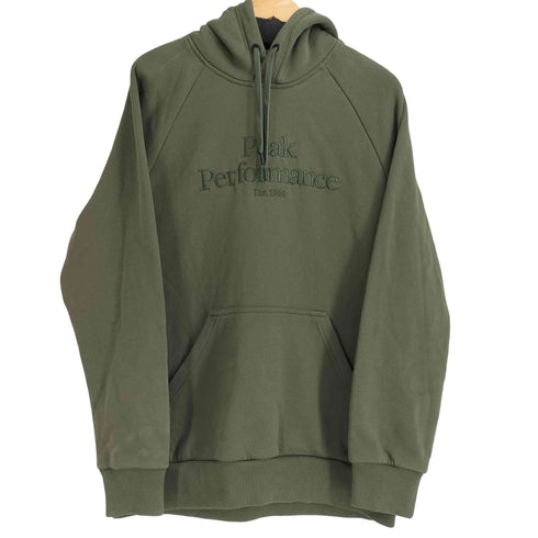 ピークパフォーマンス peak performance M ORIGGINAL HOOD フロント刺繍プルオーバーパーカー メンズ JPN:L